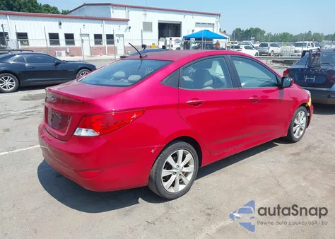 2012 Hyundai Accent Gls z USA, uszkodzony, nr VIN KMHCU4AE7CU099833